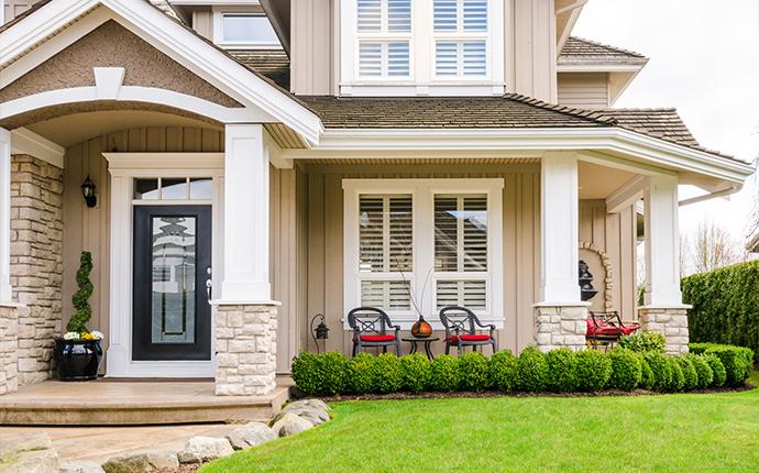exterior front of house