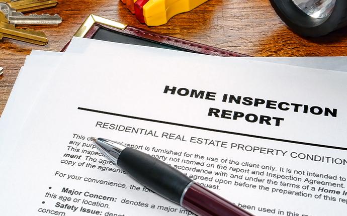 paper of home inspection report