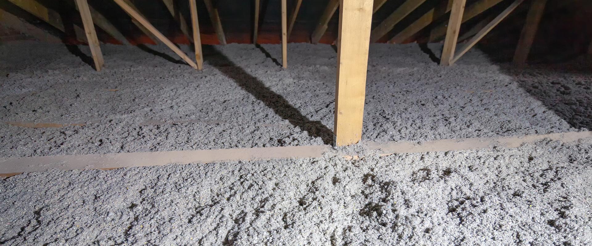tap insulation in an attic