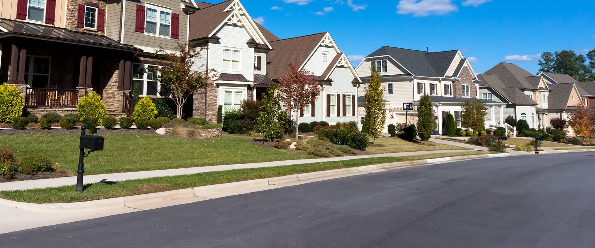 street view of a row of houses in philadelphia pennsylvania