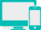 Lobster Creates Digital Marketing Assets That Are Fully Responsive logo depicting multiple digital devices for viewing websites