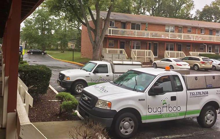 Protect Your Business From The Threat Of Pests a bugaboo truck parked at a motel being serviced in lakewood new jersey