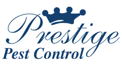 prestige pest control logo blue