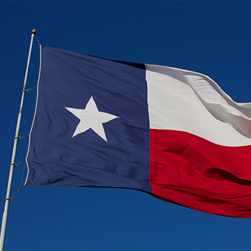 image of a texas flag in boerne texas