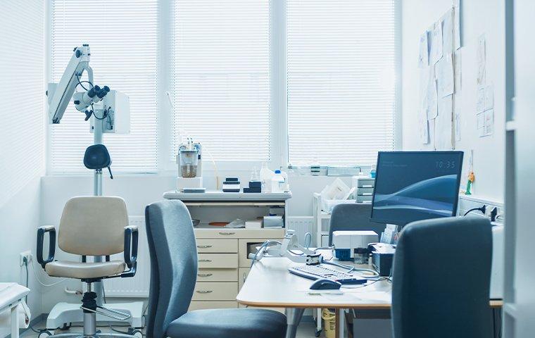 the interior of a healthcare office in dodge city kansas