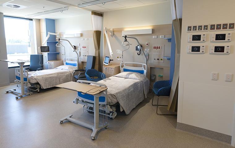 a hospital room in augusta kansas