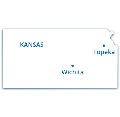 Pinnacle Services KS & MO where we service map of kansas