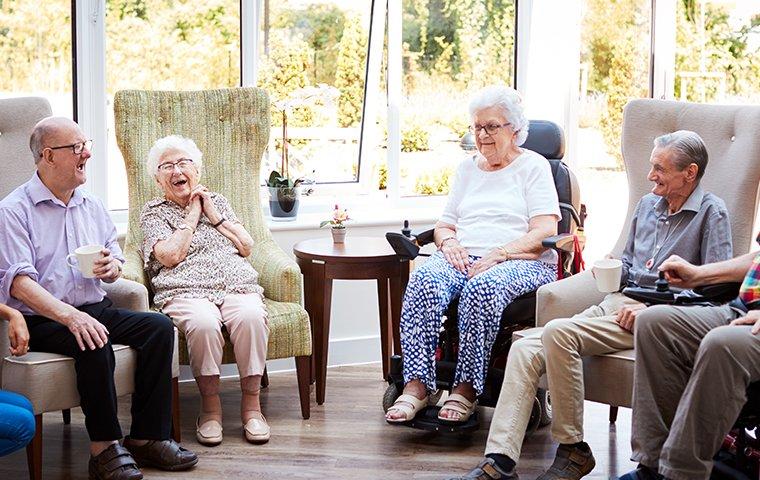 the interior of a retirement community in leavenworth kansas