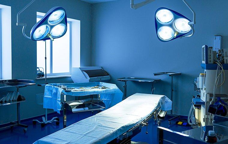 interior of an operating room in a healthcare facility in lenexa kansas