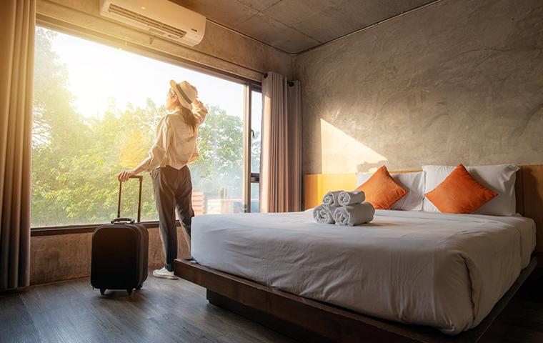 luxury hotel room