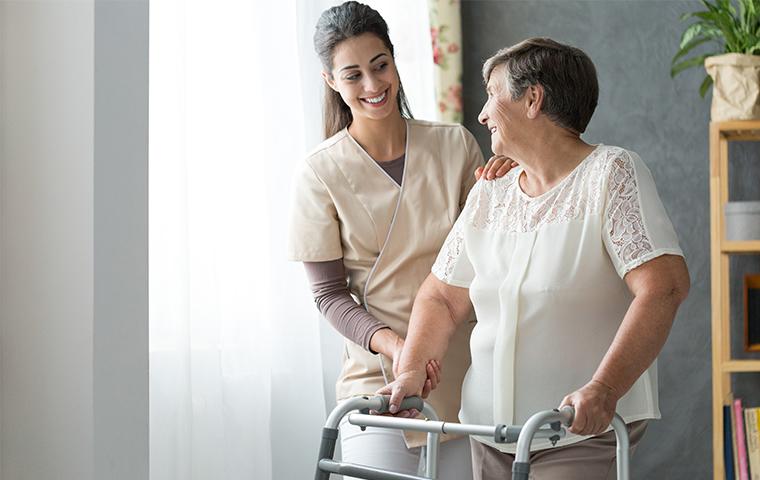 Pests Make Homes In Your Commercial Properties a nurse assisting an elderly patient