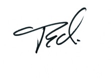 Ted Andrews' signature