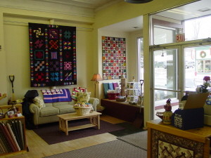 A comfy sitting area to sew and relax