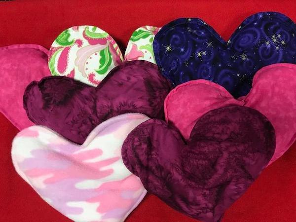 Heart-shaped Hot/Cold Rice Therapy Packs