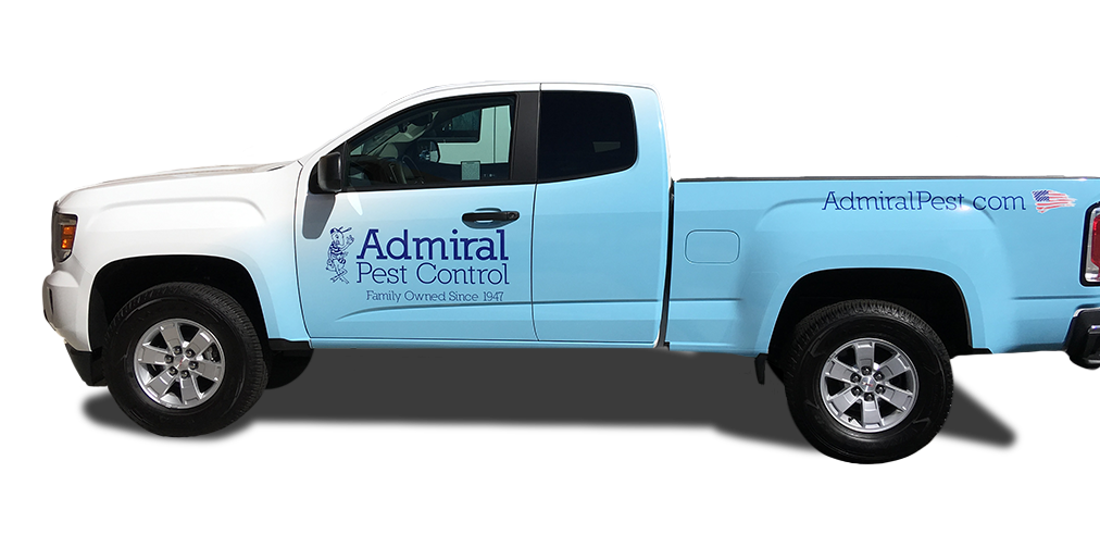 Admiral Pest company truck