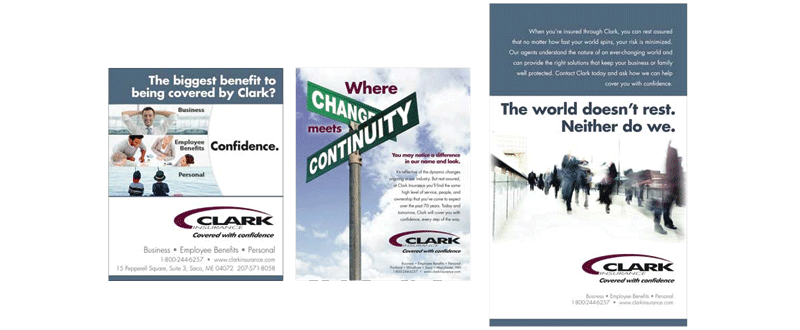 Clark Insurance / Print Ad Campaign