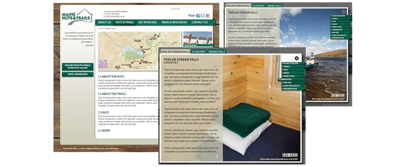 Maine Huts and Trails Virtual Application
