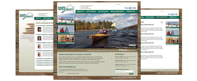 Maine Huts & Trails / Website