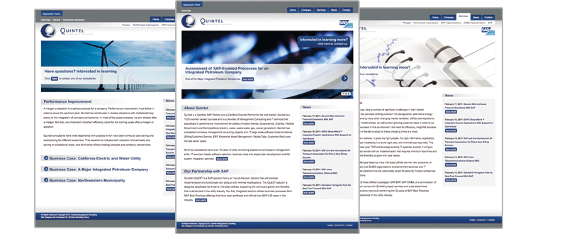 Quintel Management Consulting / Company Website