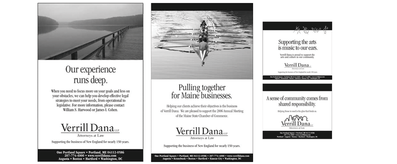 Verrill Dana Law / Print Ad Campaign