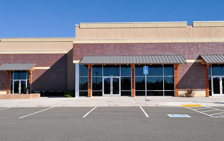 street view of a large commercial building in modesto california