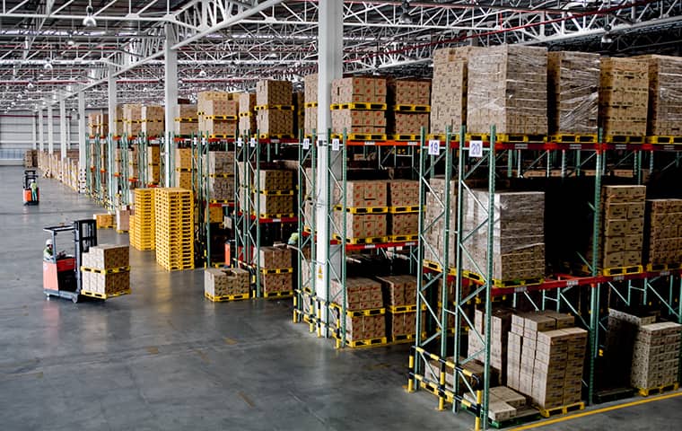 Pests Create A Contamination Risk For Stored Goods interior of a warehouse in cordova tennessee