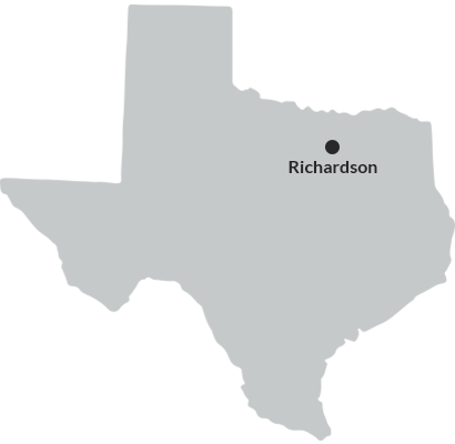 where we service map of texas