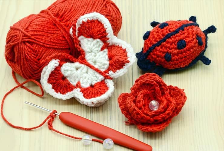 Here Are Some Fun Craft Projects crochet lad bug
