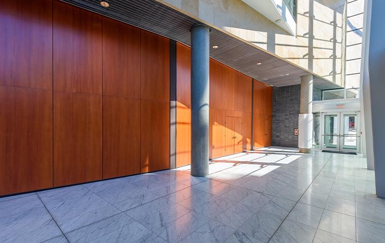 interior of a commercial building