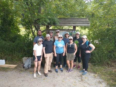 Cornerstone Hits the Trails to Volunteer!