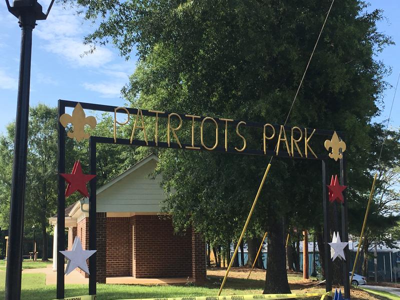 Kings Mountain Gateway Trail sidewalk connector to Downtown Kings Mountain