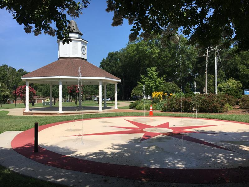 Kings Mountain Gateway Trail sidewalk connector to Downtown Kings Mountain