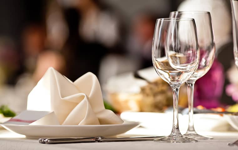 Pests Create An Unsightly Presence In Restaurants a restaurant table setting in baker florida