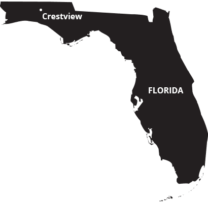 Where We Service where we service map of florida featuring crestview
