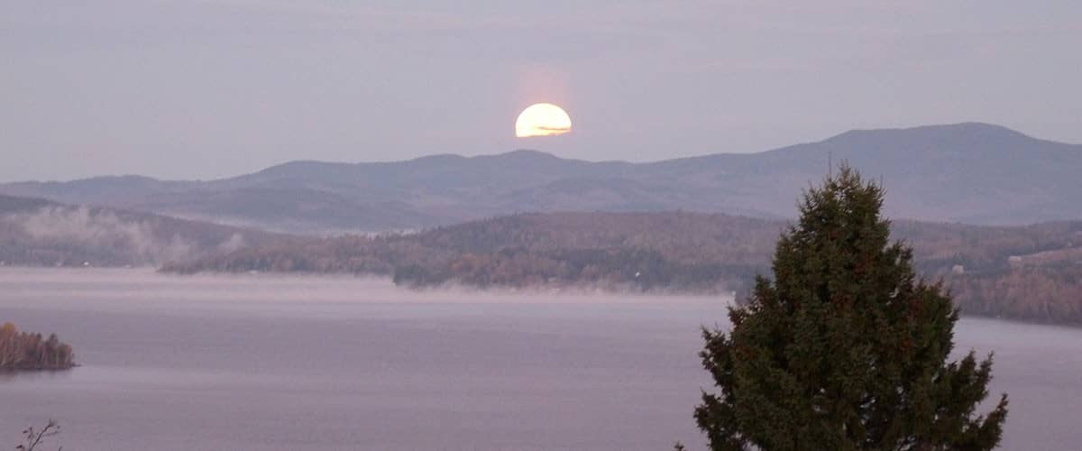 Sunset in Rangeley, Maine