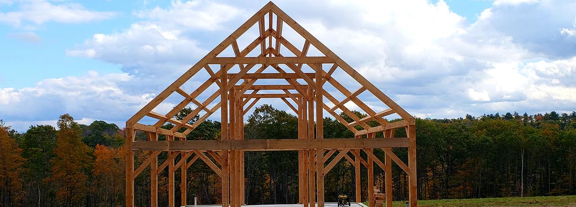 Timber frame building