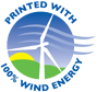 Printed with wind energy