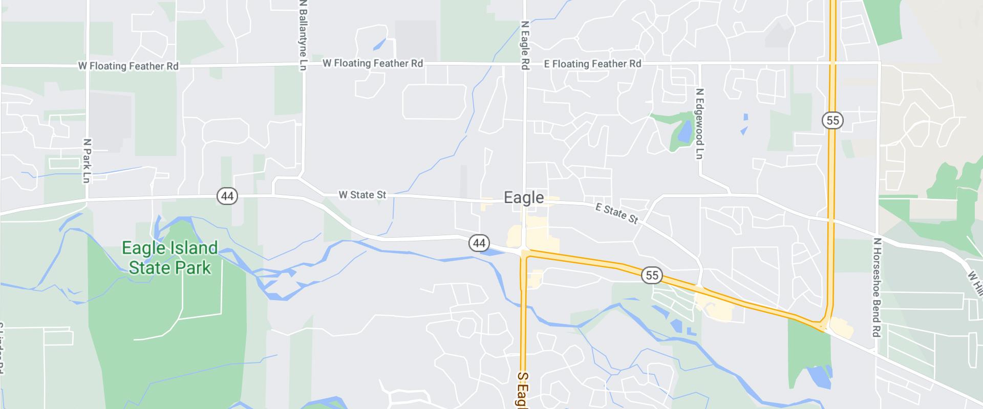 map of eagle idaho