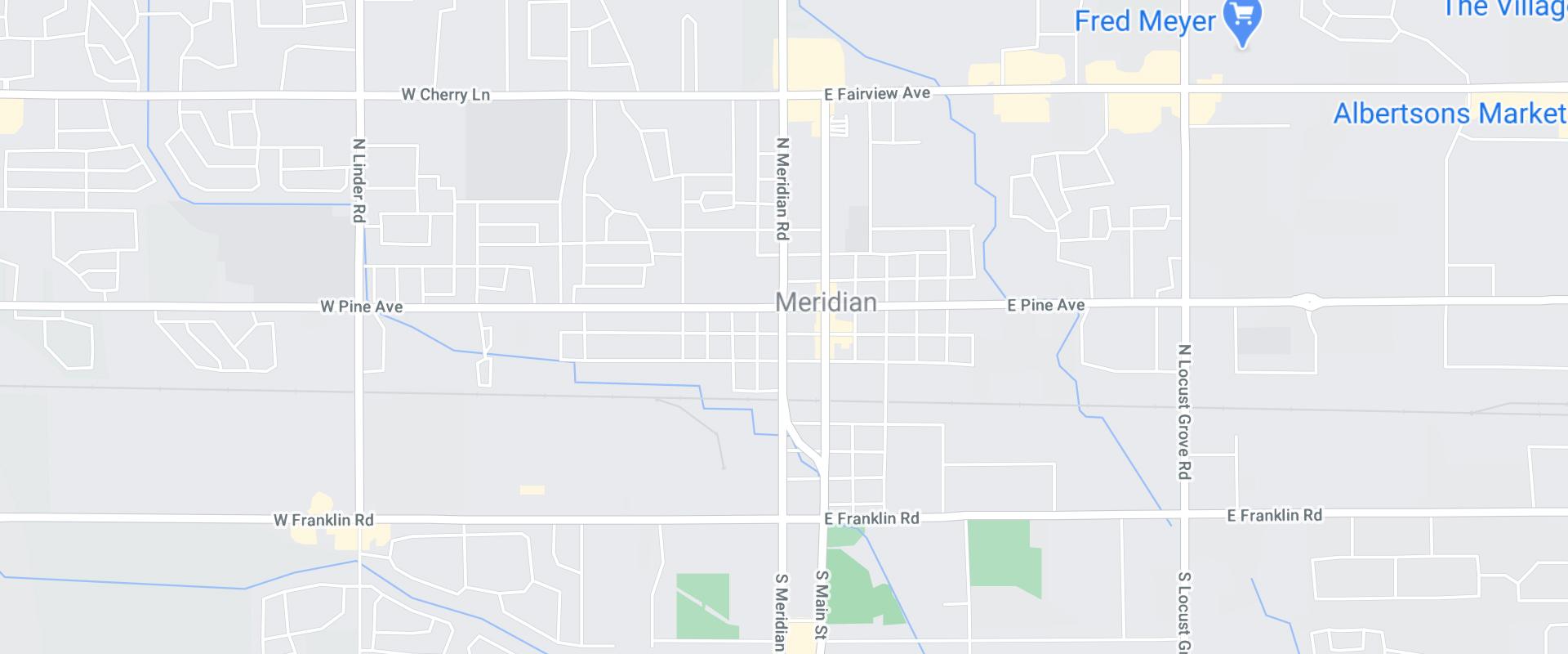 map of meridian idaho