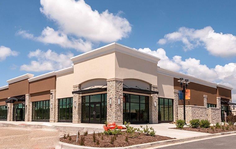 a line of commercial properties