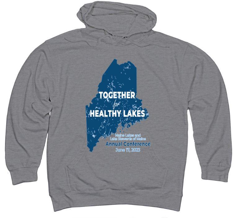 Gray Sweatshirt with Maine Lakes Conference Logo