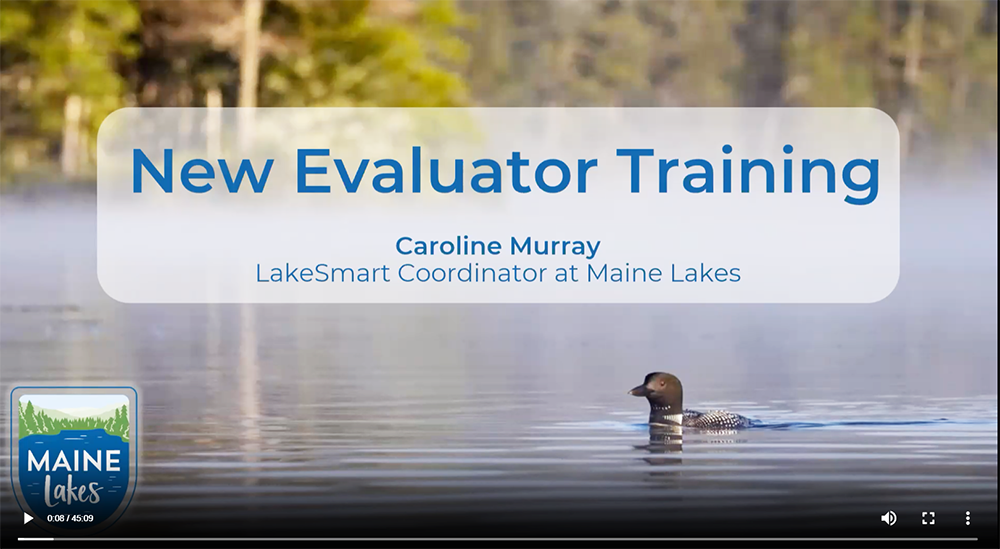 New Evaluator Training