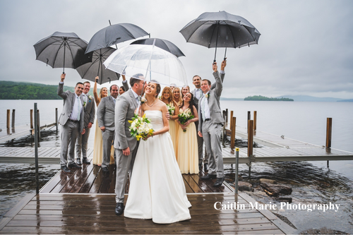 Caitlin Marie Photography Bridal Party, Umbrellas