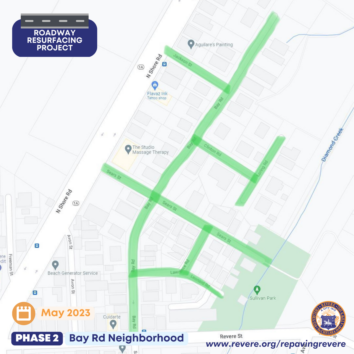 Bay Road Neighborhood - Roadway Resurfacing