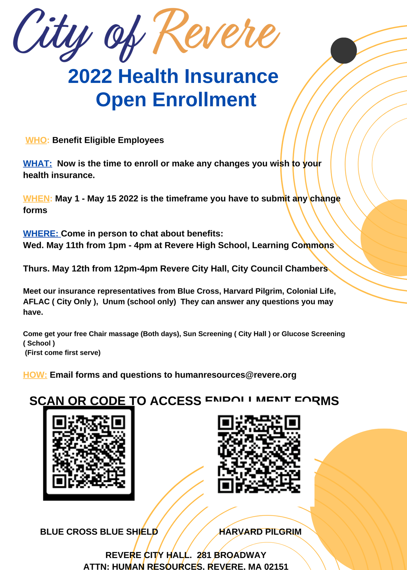 Open Enrollment Flyer FY23