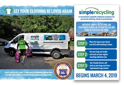 Clothing recycling service. Textile Recycling. Easy subscriptions