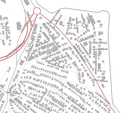 Locus Map Lower Beachmont