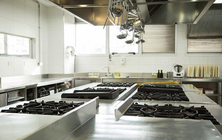 interior of a commercial restaurant