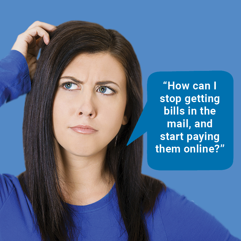 Online bill pay banner