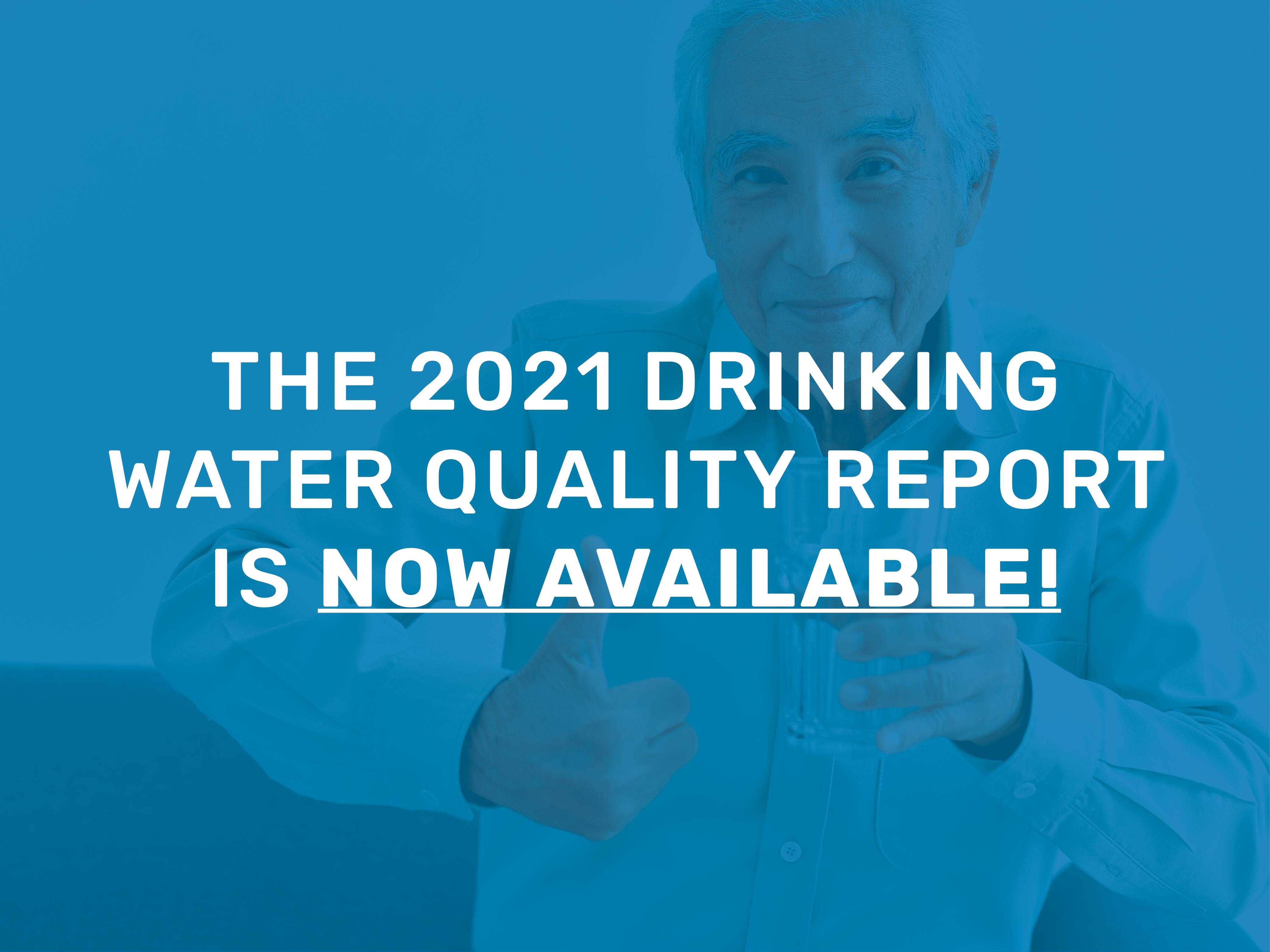 Drinking Water Report Banner